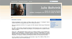 Desktop Screenshot of julioboltvinik.org